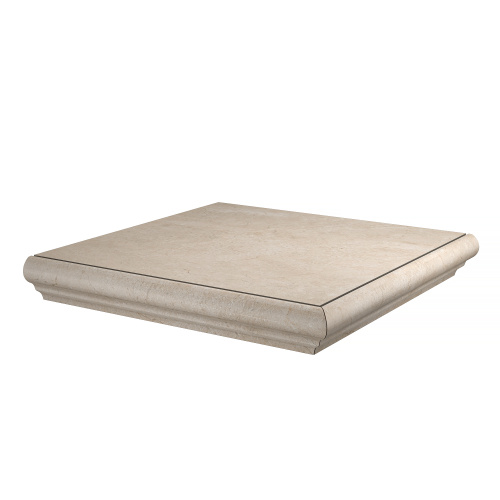 Ступень угловая Фаральони бежевый  34х34