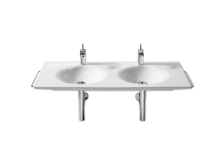 умывальник KALAHARI  / 120x51 /  встраиваемый  ( бел )  