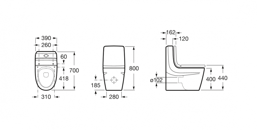 крышка / сиденье KHROMA микролифт  ( белое )  