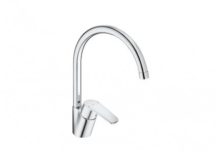 смеситель MONODIN для мойки с высоким изливом  ( хром ) 