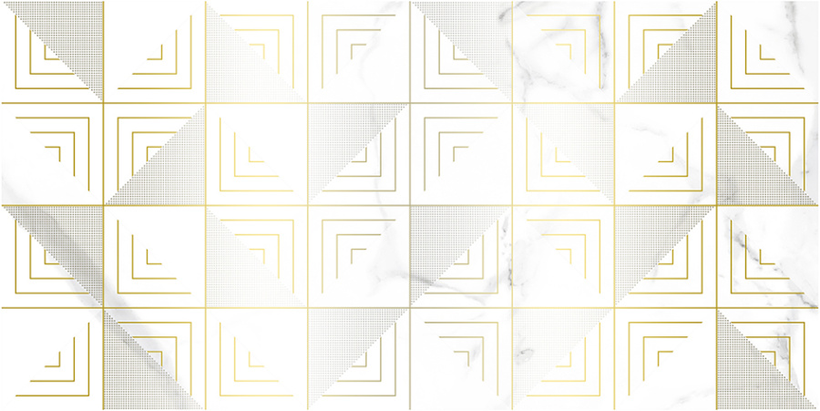 Blondi Декор белый 25х50 