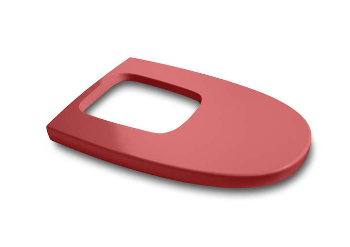 крышка биде KHROMA микролифт  ( красная )  