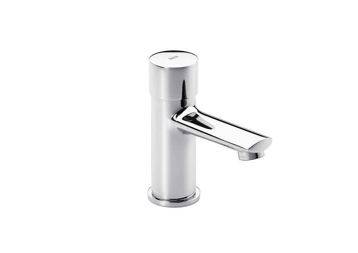 кран для раковины SPRINT, автоматический, один подвод воды  ( хром )  