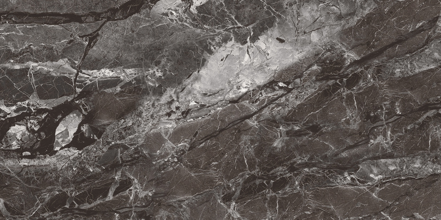 Kenya Nero Керамогранит черный 60x120 полированный 