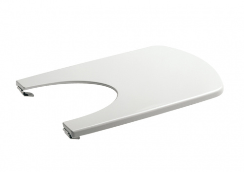 крышка для биде DAMA SENSO лакированная, с креплениями из нерж . стали  ( бел ) 