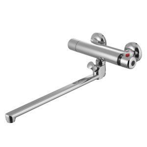 Смеситель универсальный, термостатический, хром