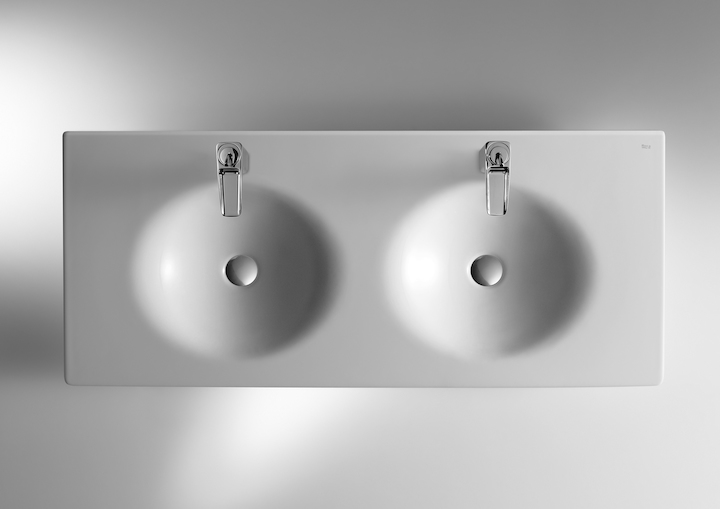 умывальник KALAHARI  / 120x51 /  встраиваемый  ( бел )  