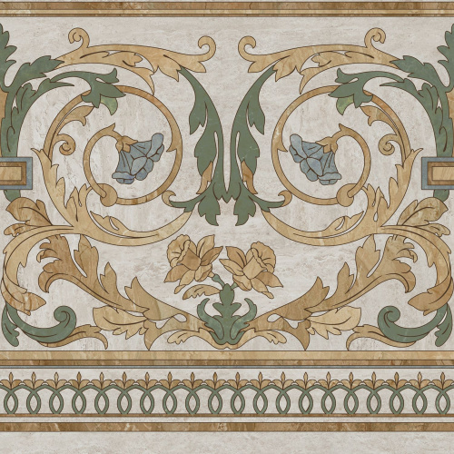 Декор Эвора продолжение угла глянцевый 60х60