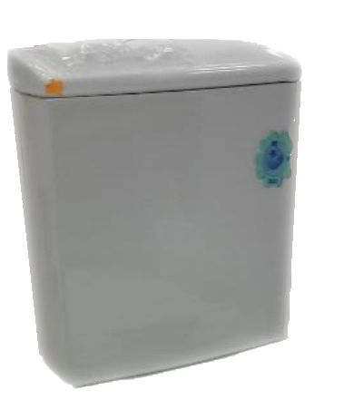 бачок для унитаза LEON двойной смыв  ( белый ) 