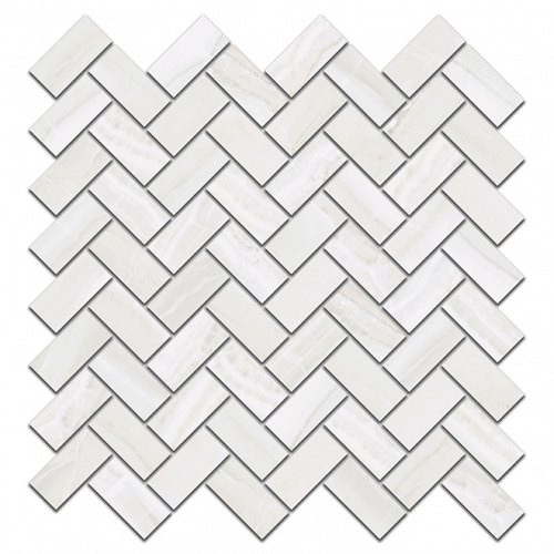 Декор Контарини белый мозаичный  31,5х30