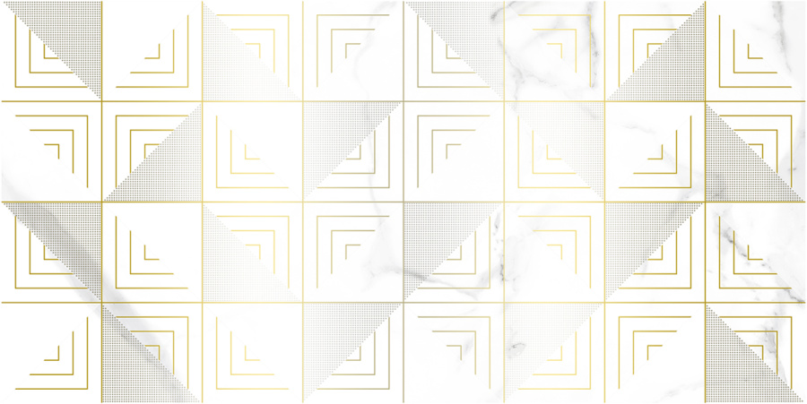 Blondi Декор белый 25х50 