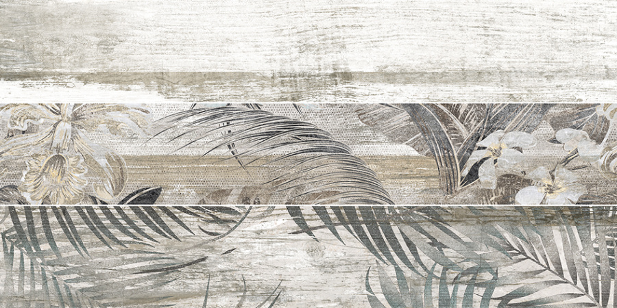 Next Плитка настенная серый узор 25х50 