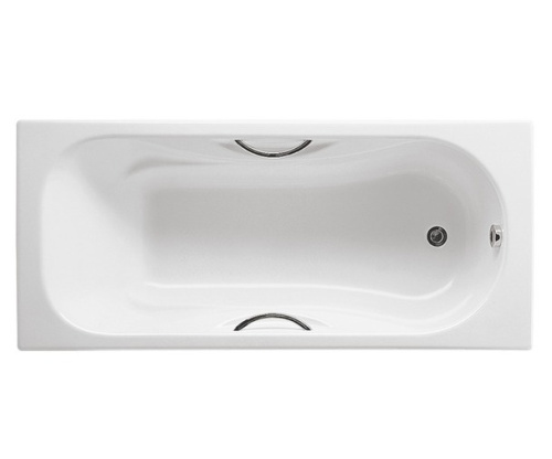 ванна MALIBU с отверстиями под ручки  / 150х75 /   ( бел ) 