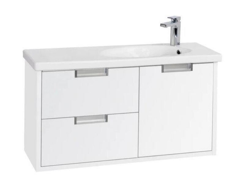 тумба для раковиной ETNA  / 100 /  ( белый глянец )  