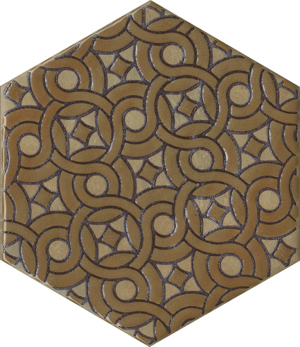 Декор Гроссето жёлтый 20х23,1