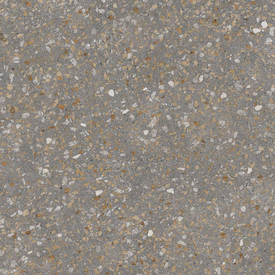 Терраццо коричневый обрезной 60х60 