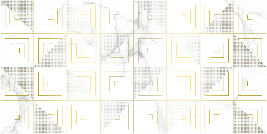 Blondi Декор белый 25х50 