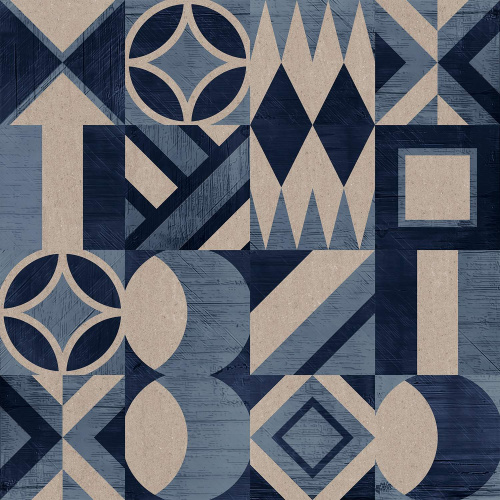 Декор Базальто 3 обрезной 80х80